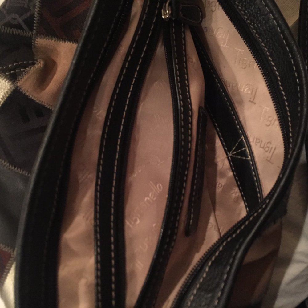 Tignanello Leather Patchwork Handbag - image 2